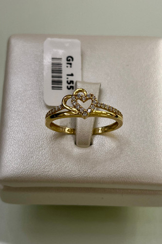 انگشتر طلا ۱۸ عیار نگین دار – مدلهای زنانه مینیمال قلب – گالری طلای پارسین