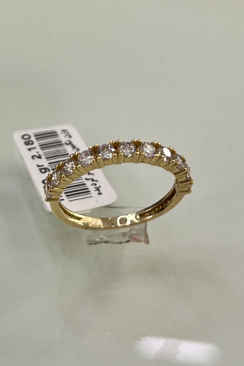 انگشتر طلا ۱۸ عیار نگین دار – مدل‌های زنانه مناسب نامزدی و عروس – گالری طلای پارسین