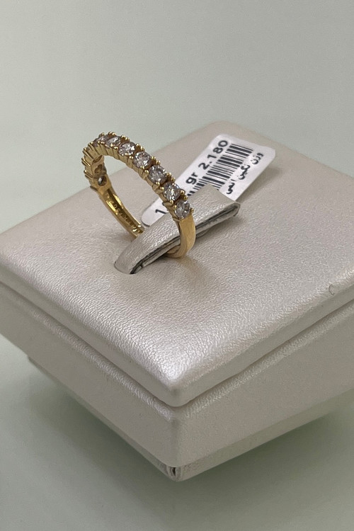 انگشتر طلا ۱۸ عیار نگین دار – مدلهای زنانه مناسب نامزدی و عروس – گالری طلای پارسین