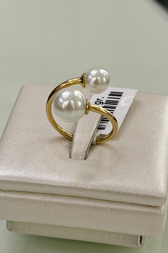 انگشتر طلا ۱۸ عیار – مدلهای زنانه مروارید – گالری طلای پارسین