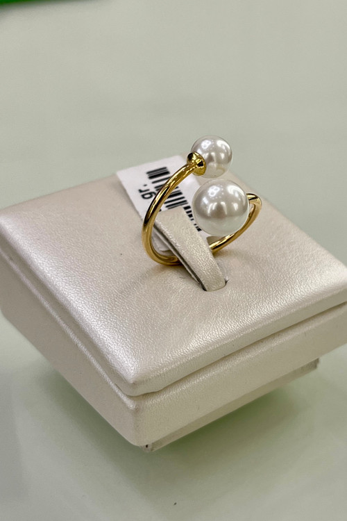 انگشتر طلا ۱۸ عیار – مدلهای زنانه مروارید – گالری طلای پارسین