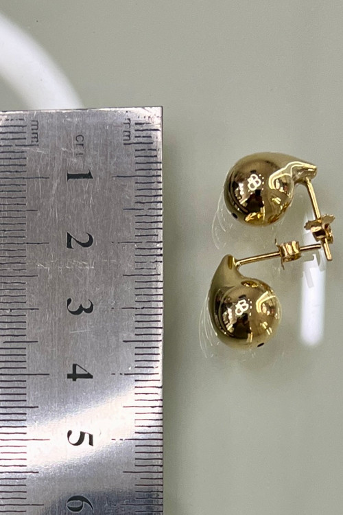 گوشواره طلا ظریف اشکی – طراحی و ساخت توسط گالری پارسین