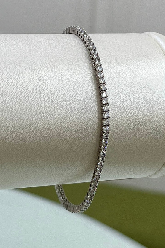 دستبند طلا زنانه تنیسی – گالری طلای پارسین