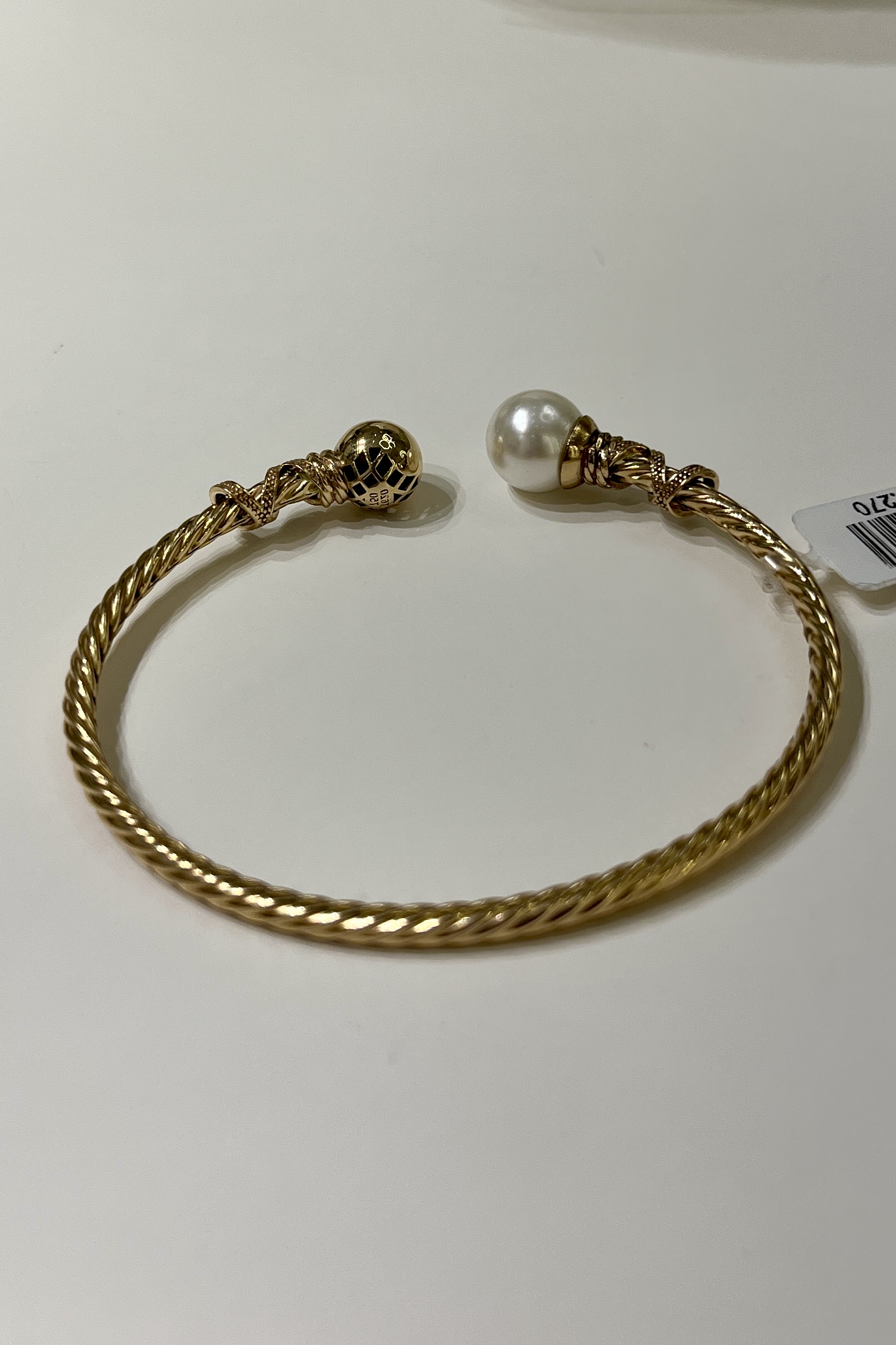 دستبند طلا زنانه دیوید یورمن کم اجرت – گالری طلای پارسین