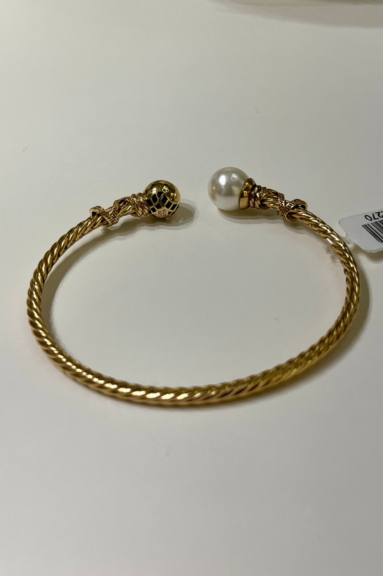 دستبند طلا زنانه دیوید یورمن کم اجرت – گالری طلای پارسین