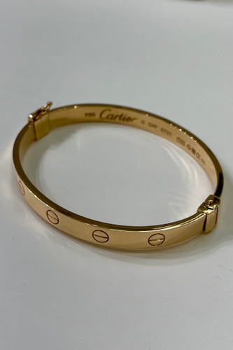 دستبند طلا زنانه لاو کارتیه کم اجرت – گالری طلای پارسین
