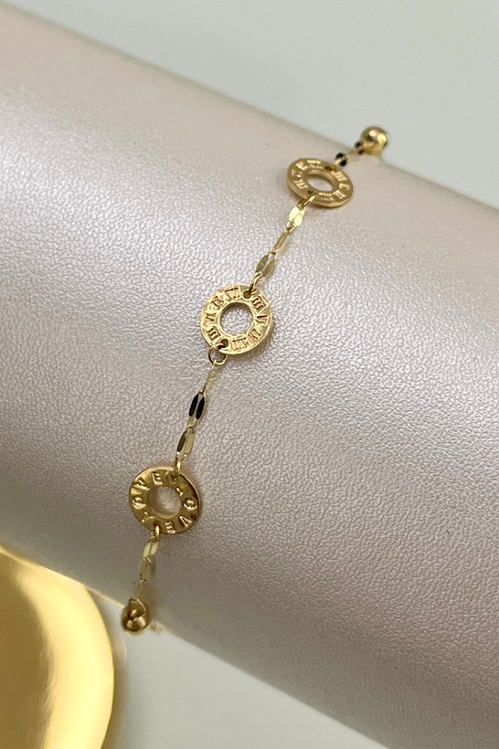 دستبند طلا زنانه مینیمال– گالری طلای پارسین