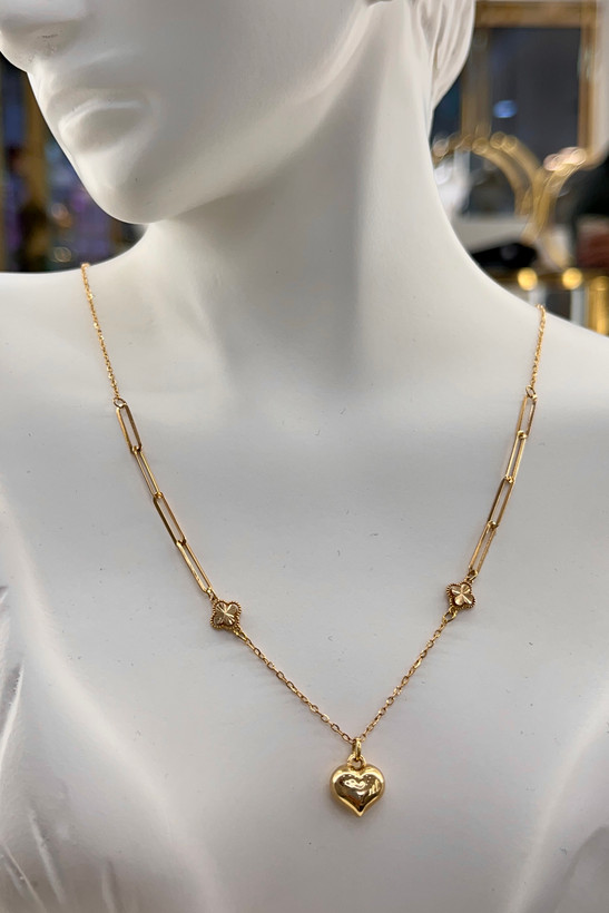 گردنبند طلا ۱۸ عیار مینیمال – گالری طلای پارسین