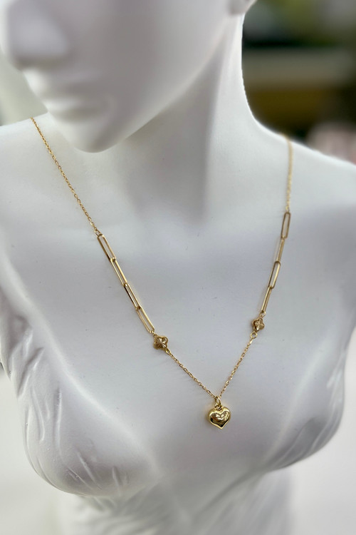 گردنبند طلا ۱۸ عیار مینیمال – گالری طلای پارسین