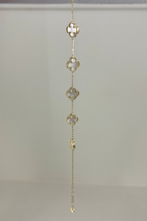 دستبند طلا زنانه ونکلیف – گالری طلای پارسین