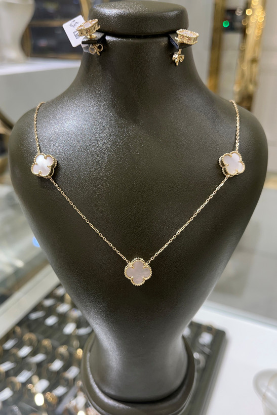 گردنبند طلا ۱۸ عیار ونکلیف – گالری طلای پارسین