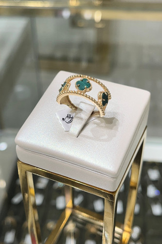 انگشتر طلا ۱۸ عیار – مدلهای زنانه ونکایف – گالری طلای پارسین