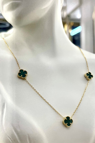 گردنبند طلا ۱۸ عیار ونکلیف – گالری طلای پارسین