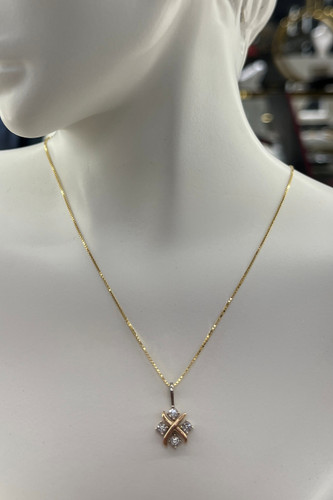 گردنبند طلا ظریف – طراحی و ساخت توسط گالری پارسین