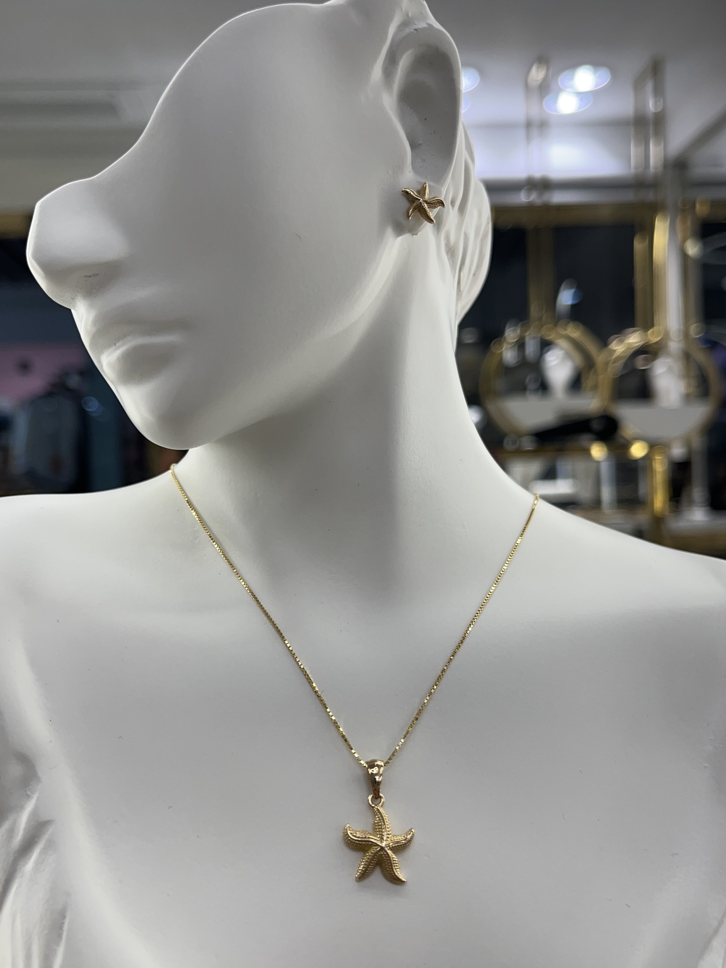 نیم‌ست طلا ظریف ستاره دریایی – محبوب‌ترین مدل‌ها در گالری پارسین