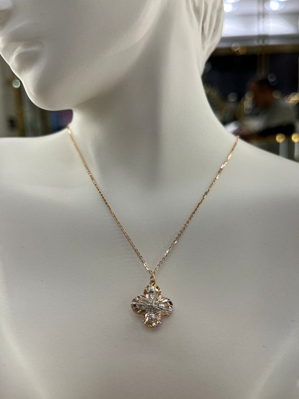 گردنبند طلا ۱۸ عیار لوکس– گالری طلای پارسین