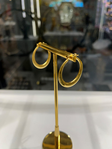 گوشواره طلا ظریف آکوا هالوی – گالری پارسین