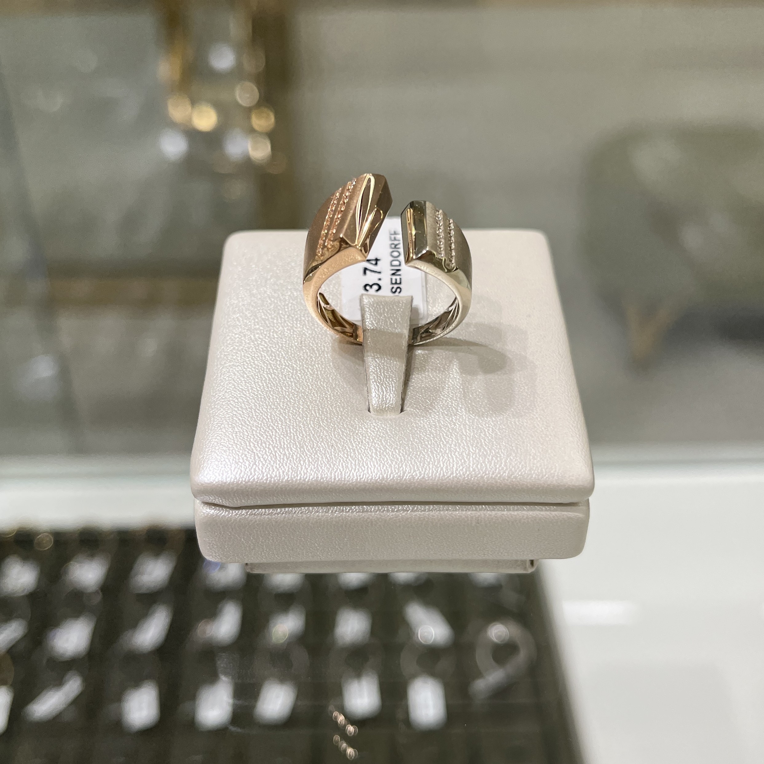 انگشتر طلا ۱۸ عیار رزندرف – مدل‌های زنانه  – گالری طلای پارسین