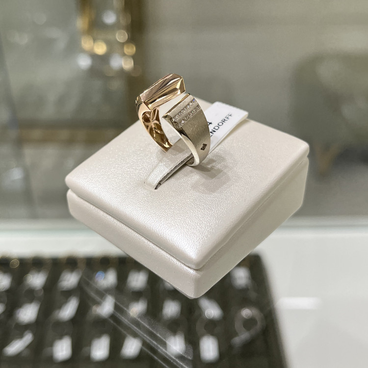 انگشتر طلا ۱۸ عیار رزندرف – مدلهای زنانه – گالری طلای پارسین