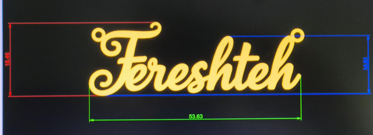 طراحی و ساخت پلاک طلا سفارشی – حکاکی عکس و اسم – گالری پارسین