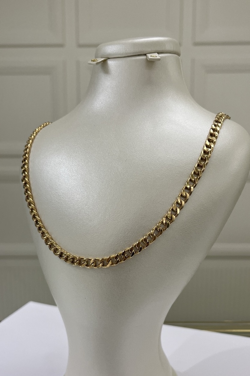 گردنبند کارتیه طلا ۱۸ عیار – کم اجرت – گالری طلای پارسین