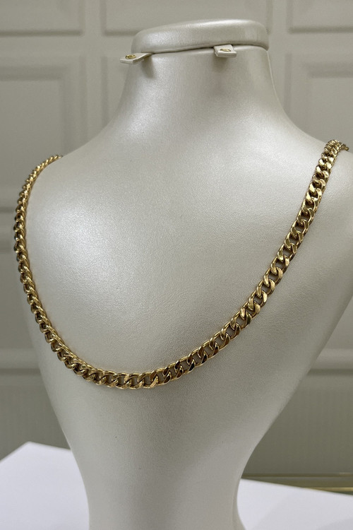 گردنبند کارتیه طلا ۱۸ عیار – کم اجرت – گالری طلای پارسین