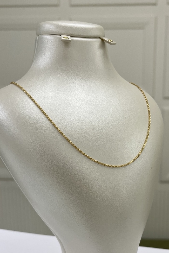 زنجیر طلا ۱۸ عیار طنابی – مدل‌های متنوع در طلای پارسین