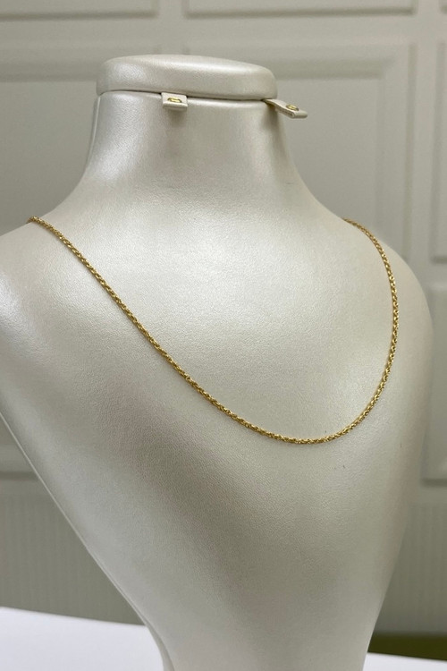 زنجیر طلا ۱۸ عیار طنابی – مدلهای متنوع در طلای پارسین